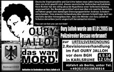 4.9.14 um 12:00 Uhr BGH-Urteil in Karlsruhe - Oury Jalloh-DAS WAR MORD