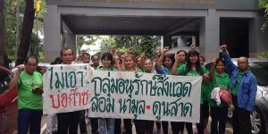 Noch ein verbotener Protest in Thailand: Antifracking Mai 2015