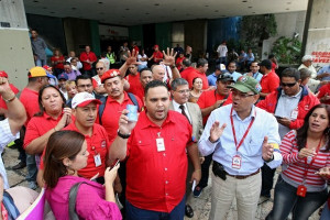 Metro Caracas Demo gegen Privatisierungsgerüchte 2.1.16