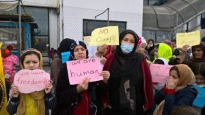 Hungerstreik afghanischer Flüchtlinge in Athens Horrorlager Hellinikon