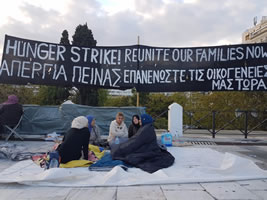 Herbst 2017 in Griechenland: Flüchtlingsproteste auf Lesbos wachsen trotz Repression erneut an – jetzt auch Hungerstreik in Athen