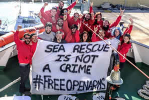 Italienische Behörden beschlagnahmen erneut Rettungsschiff - Free "Open Arms"!