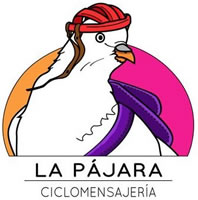 selbstorganisierte Gruppe von Fahrradlieferanten namens »La Pájara« in Spanien