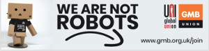 "We are no robots" - UNI bei Amazon
