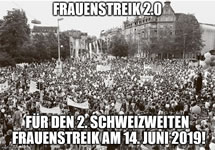 [Schweiz] Für den Frauen*streik am 14. Juni 2019!  