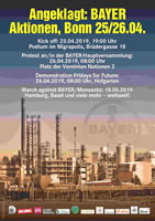 Bündnis-Aufruf zum Protest gegen die BAYER-HV 2019