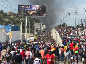 7.2.2019 in der Hauptstadt Haitis fand die grösste der zahlreichen Demonstrationen für den Rücktritt des Präsidenten Moise statt