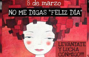Frauenstreikplakat aus Spanien für den 8.3.2019