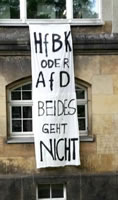 Bibliotheks-Besetzung an der HfBK Dresden 