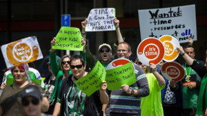 Der LehrerInnen-Streik in Neuseeland Ende Mai 2019 war der bisher grösste in der Geschichte...