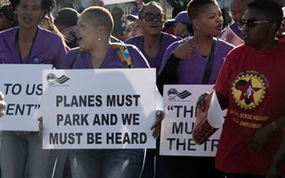 Der Streik bei der südafrikanischen Fluggesellschaft SAA