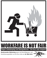 Agenturschluss: Workfare is not fair