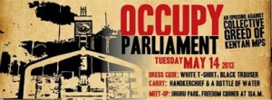 Kenia: Occupy Parliament 2013
