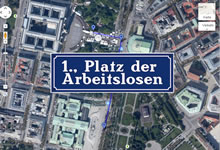 1. Mai-Fest der Aktiven Arbeitslosen am "Platz der Arbeitslosen" in Wien