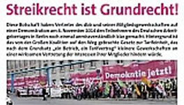 Solidarität mit dem Streik der GDL