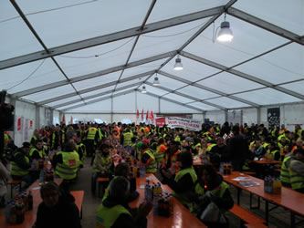 Bilder vom Streik bei Amazon am 17.12. in Koblenz von Ursel Beck