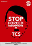 Indien: Protests against TCS Layoffs