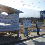 WSF 2015: Protest der 2011 aus dem Bürgerkriegsland Libyen nach Tunesien geflohenen Flüchtlinge aus dem Choucha-Camp (III)