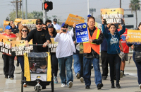 Gewerkschaftssolidarität mit streikenden Ölarbeitern