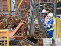 Bauarbeiter von Eskom Subunternehmen