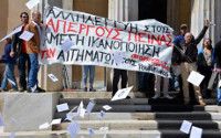 Soliprotest mit Hungerstreik in Athen