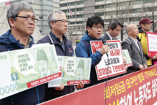 Vor dem Streik in Seoul