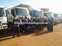 Streikende Trucker Kenia