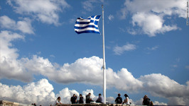 Welche Fahne weht in Griechenland