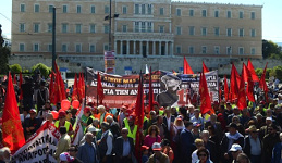 Maidemonstration 2015 Athen