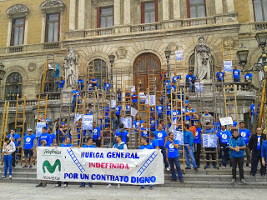 Telefonica-Streik nun auch in Bilbao