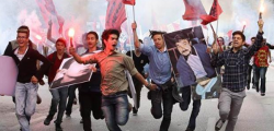 Flugdemonstration am Taksimplatz Mai 2015