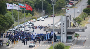 Chemiearbeiterstreik Izmir Mai 2015