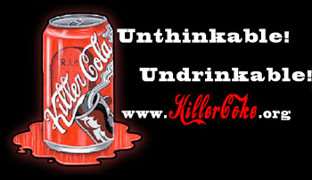 Killercoke Plakat Kolumbien