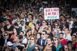 Lehrerstreik Sao Paulo Juni 2015