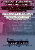 Gemeinsam gegen Rassismus und rechte Gewalt! Wuppertal, 13. Juni 2015