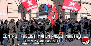 Antifaplakat aus Cremona Juni 2015