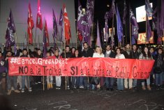 Europaweite Soliaktionen mit den in Athen am 15. Juli festgenommenen Kritiker des 3. Memorandums fanden am 22. Juli statt