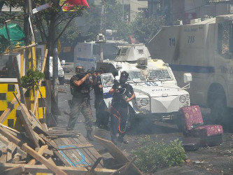 Der Beginn des tödlichen Polizeieinsatzes in Istanbul am 24. Juli 2015