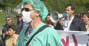 Ärzteprotest in Athen 28. Juli 2015
