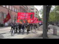 Der 1. Mai in Götbeorg - der KPS Block gegen Austerität