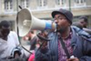 Migrantendemo Paris 1. Juli 2015 - das Recht zu sprechen