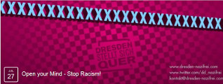 Open Your Mind - Stop Racism: Dresden stellt sich quer am 27. Juli 2015