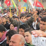 Solidaritätskundgebung mit Rojava im März 2015