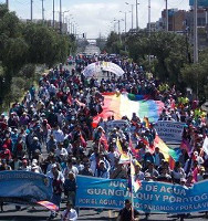 Demonstration in Quito am 13. August 2015 - Erfolg oder Mißerfolg ist jetzt dort die Debatte