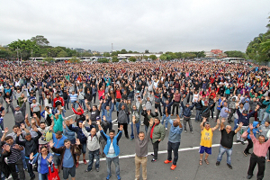 Streikversammlung Mercedes Sao Bernardo August 2015