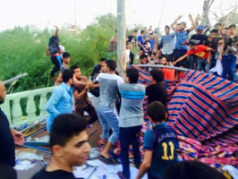 Der Überfall der religösen Miliz auf das Erwerbslosen-Protestlager in Basra am 21. August 2015