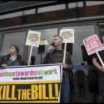 Basisprotest gegen das neue britische Gewerkschaftsgesetz auf dem TUC Kongress September 2015