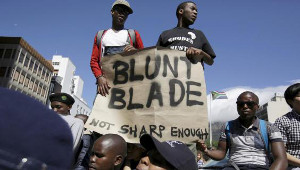 Im Zentrum der Studierendenproteste in Südafrika Oktober 2015: Bildungsminister Blaze Nzimande (KP Südafrikas)