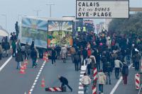 Durchbruch in Calais Oktober 2015