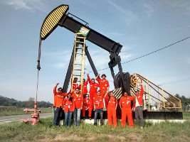 Ölfeld im Bundesstaat Heiliger Geist - bestreikt seit 1.11.2015